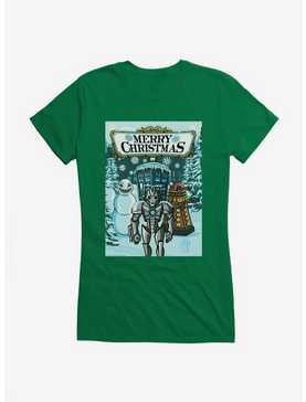 Doctor Who Merry Christmas Girls T-Shirt, , hi-res