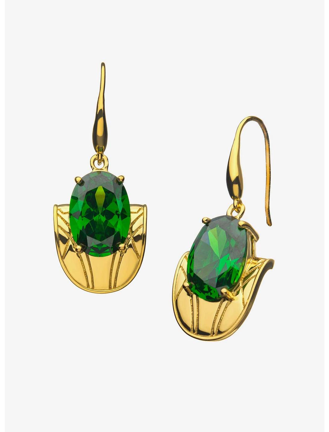 Marvel Loki RockLove Chestplate Dangle Earrings, , hi-res