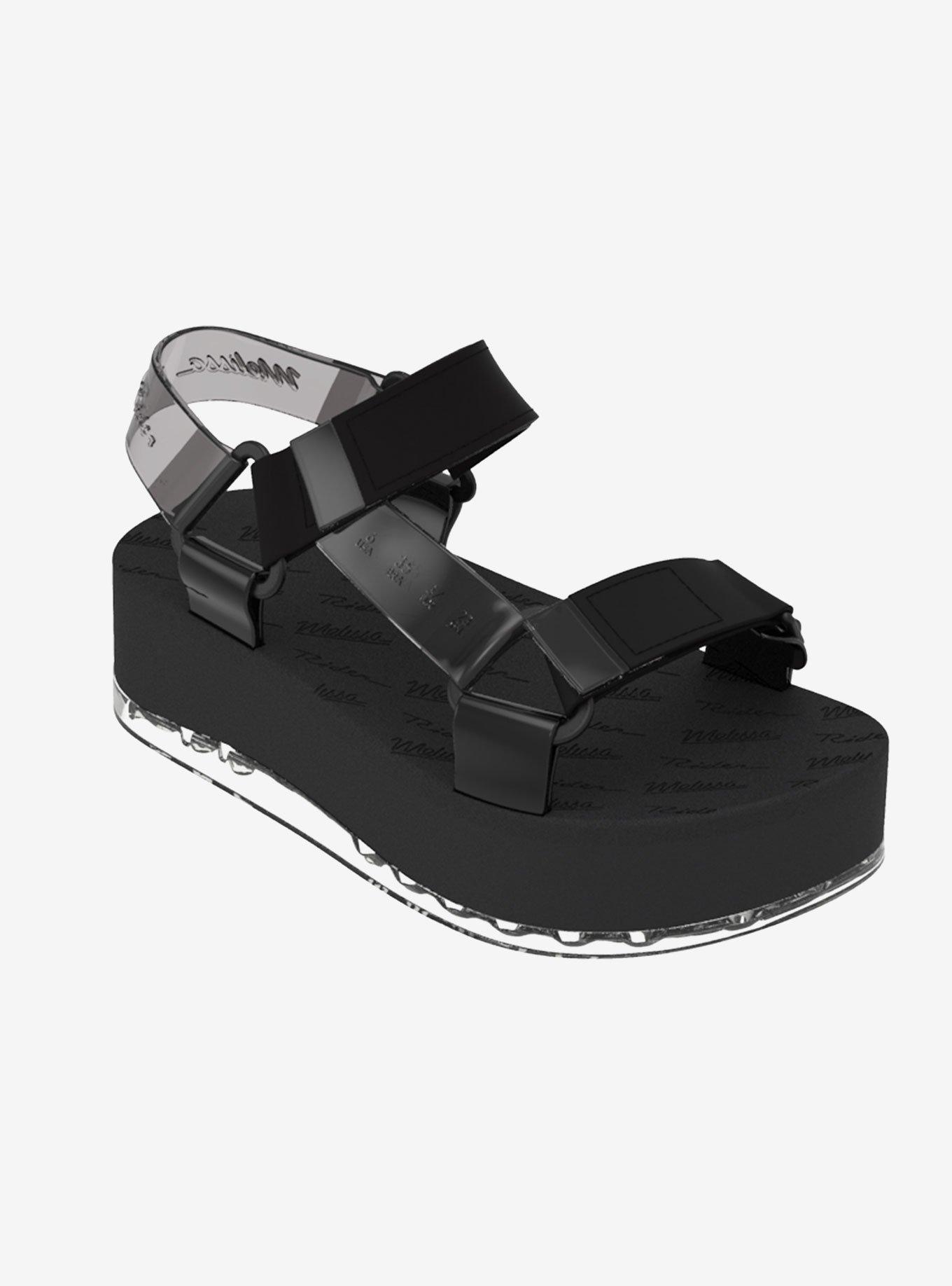 Melissa Papete Platform + Rider Black, PURPLE, hi-res