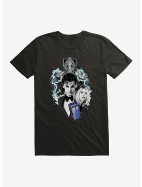 Doctor Who Tenth Doctor And Cybermen T-Shirt, , hi-res