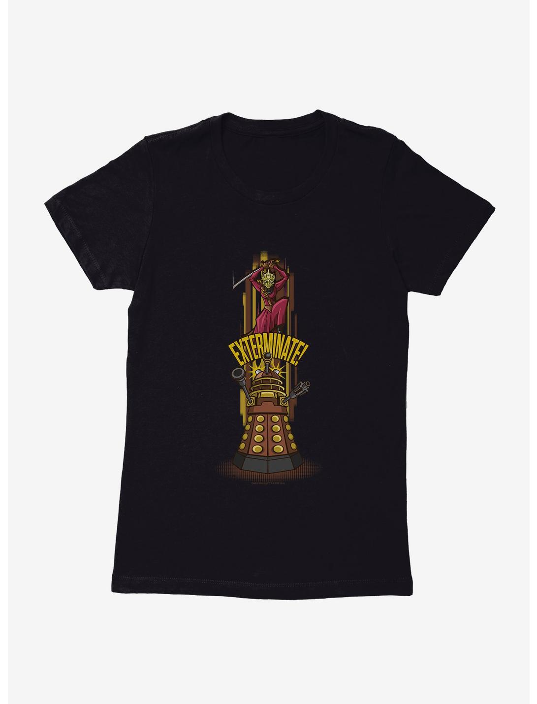 Doctor Who Exterminate Womens T-Shirt, BLACK, hi-res