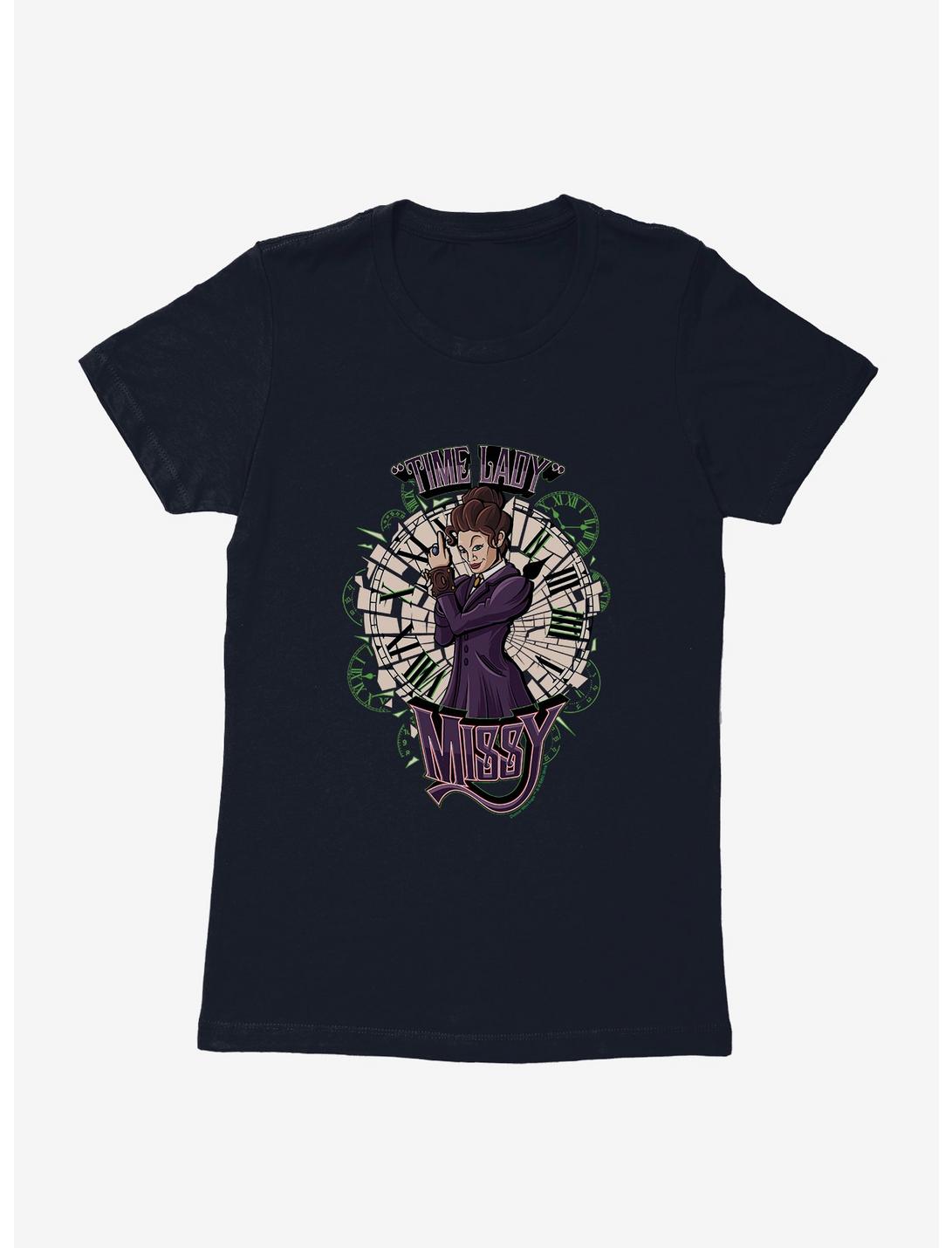 Doctor Who Time Lady Missy Womens T-Shirt, MIDNIGHT NAVY, hi-res