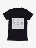 Doctor Who Question Block Womens T-Shirt, BLACK, hi-res