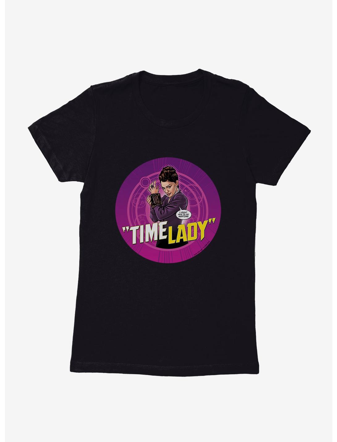 Doctor Who Time Lady Hunting Womens T-Shirt, BLACK, hi-res