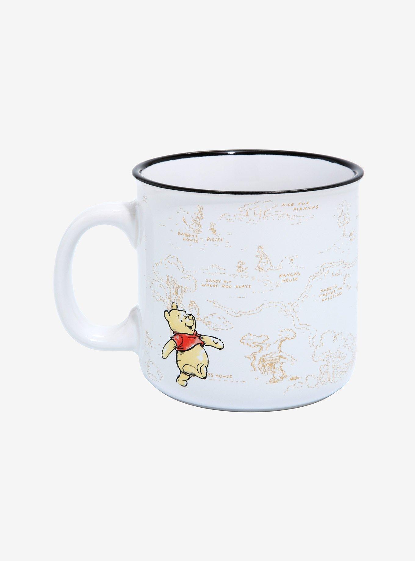 Disney Winnie the Pooh 100 Acre Wood Map Camper Mug - BoxLunch Exclusive