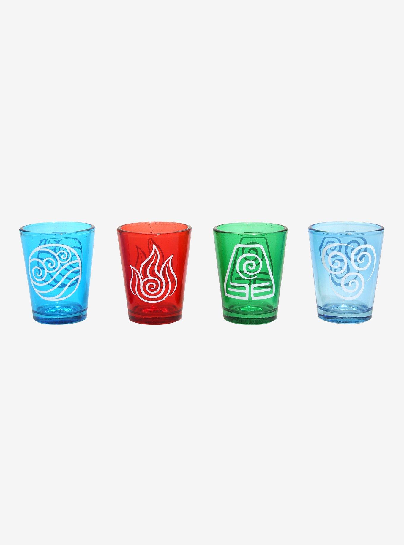 Avatar: The Last Airbender Elements Mini Glass Set - BoxLunch Exclusive, , hi-res