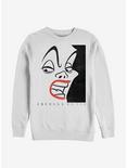 Disney 101 Dalmatians Cruella Cover Sweatshirt, WHITE, hi-res
