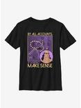 Disney The Emperor's New Groove Make Sense Youth T-Shirt, BLACK, hi-res