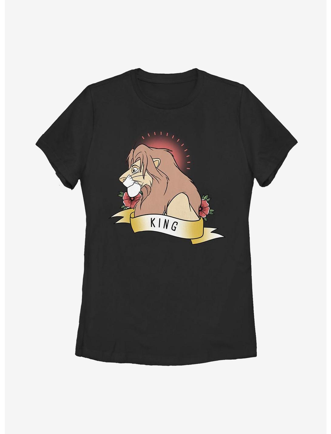 Disney The Lion King The King Womens T-Shirt, BLACK, hi-res