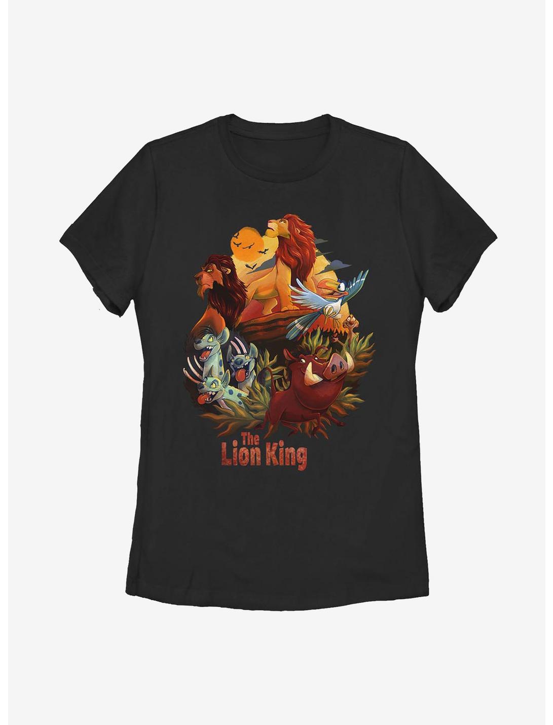 Disney The Lion King Lion Time Womens T-Shirt, BLACK, hi-res
