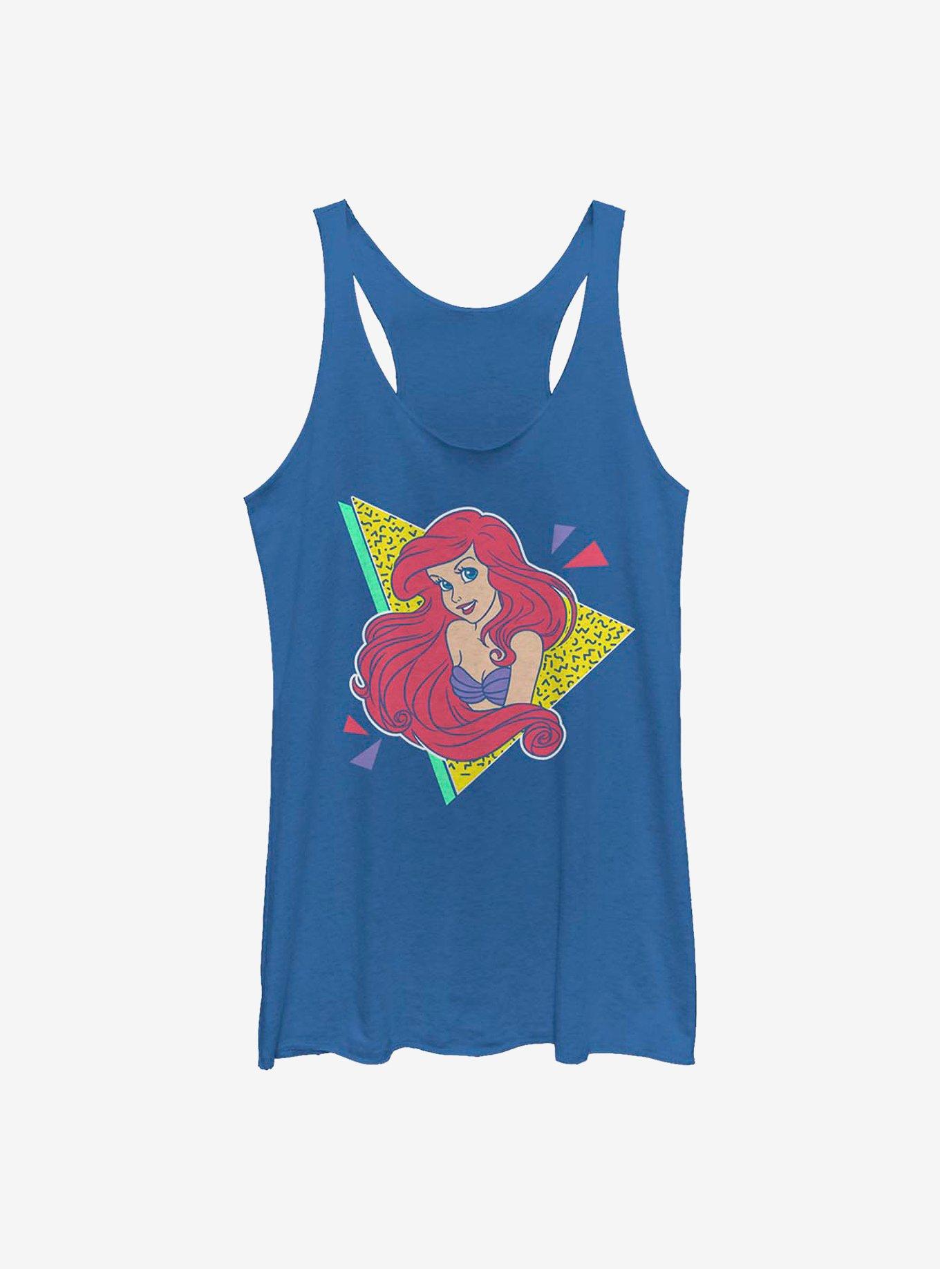 Disney The Little Mermaid 80s Mermaid Womens Tank Top, ROY HTR, hi-res