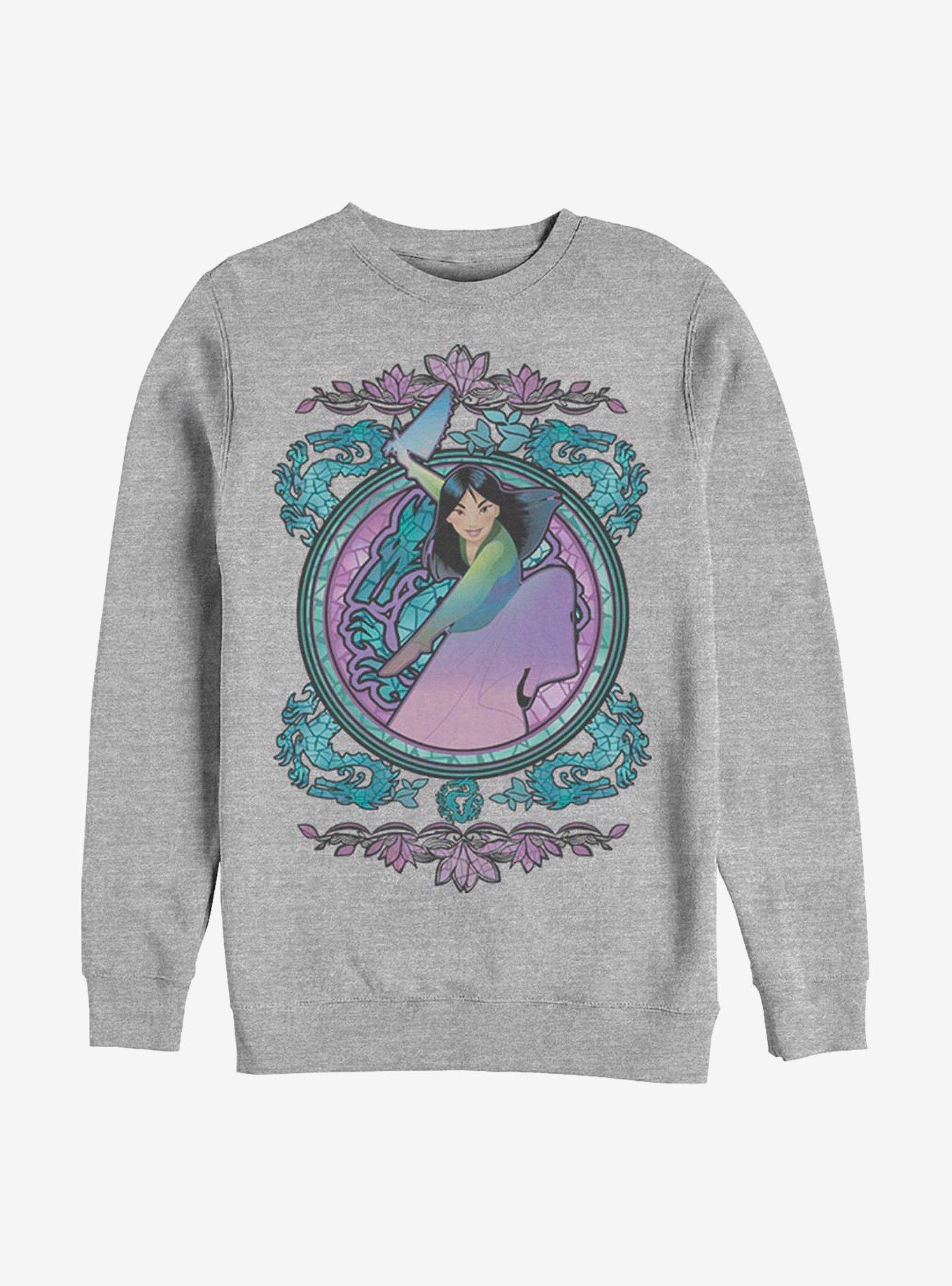 Disney Mulan Stained Glass Sweatshirt, , hi-res