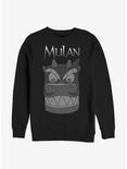 Disney Mulan Stone Dragon Head Sweatshirt, BLACK, hi-res