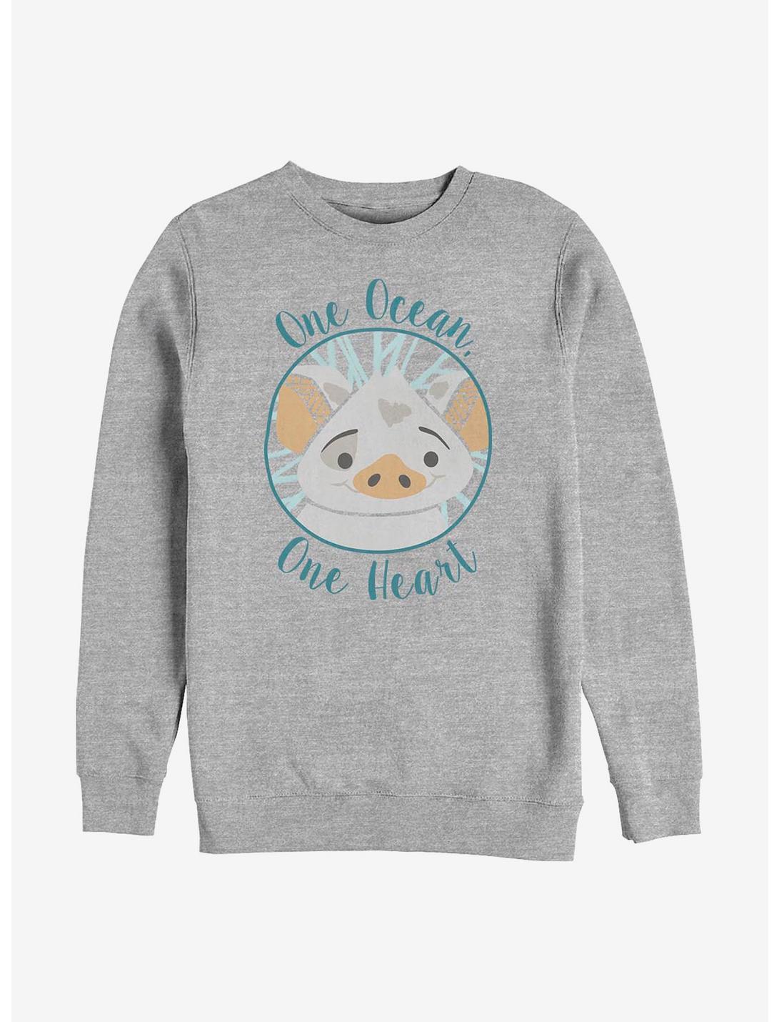 Disney Moana One Heart Sweatshirt, ATH HTR, hi-res