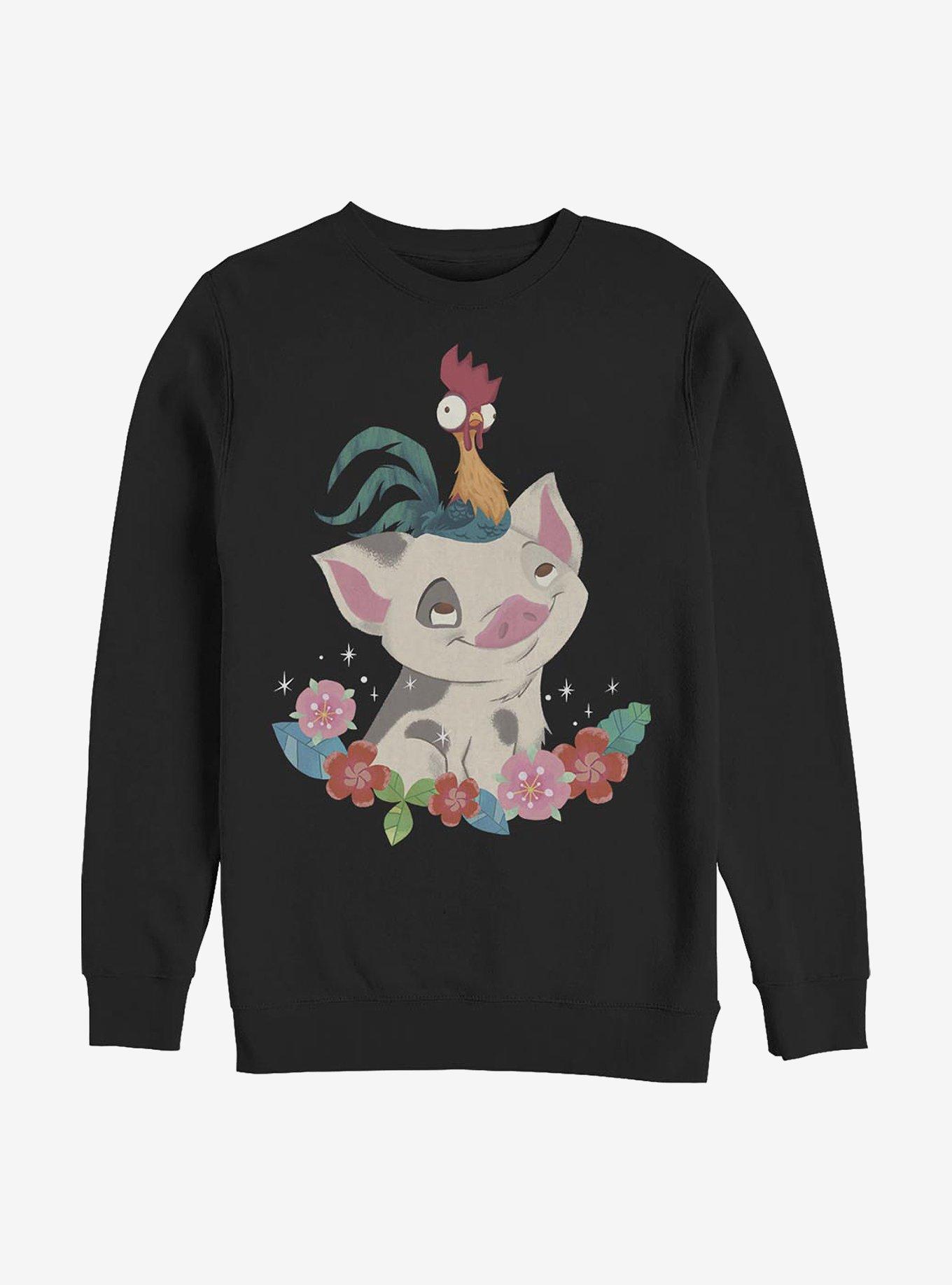 Disney Moana Tropical Buddies Sweatshirt, BLACK, hi-res