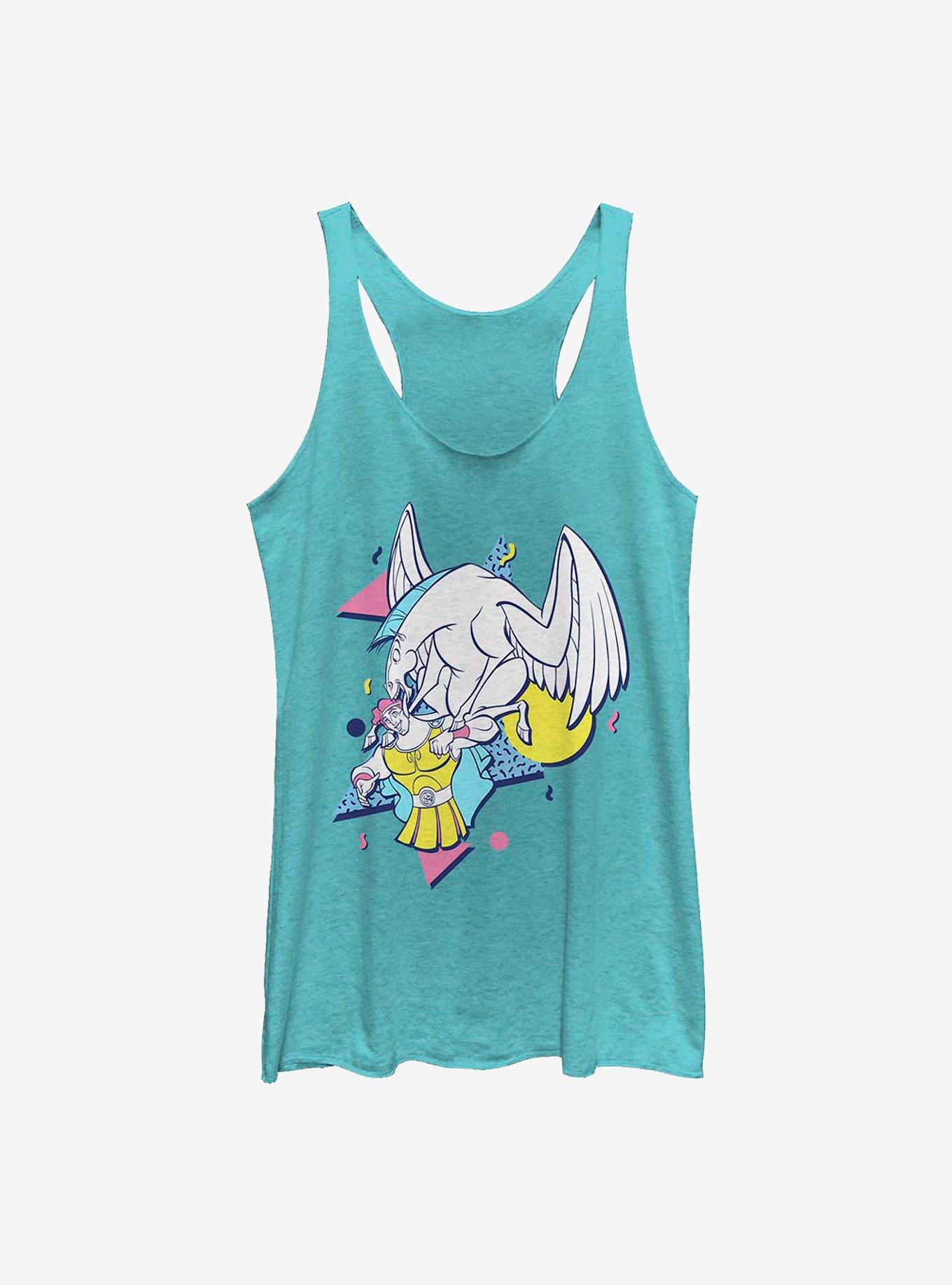 Disney Hercules Herc 90s Vibe Womens Tank Top, TAHI BLUE, hi-res