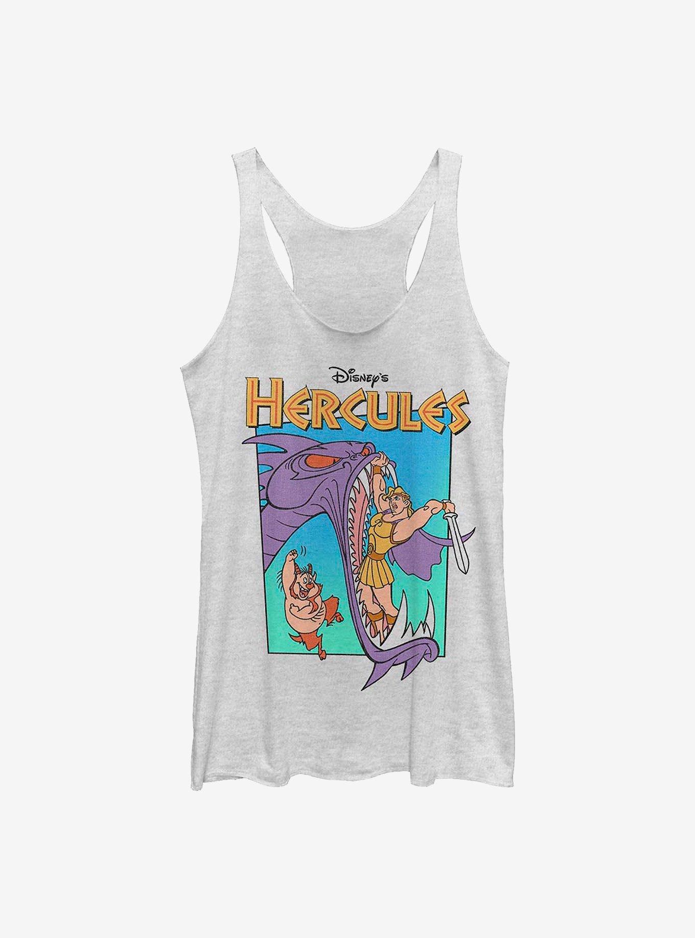 Disney Hercules Hydra Slayer Womens Tank Top, WHITE HTR, hi-res