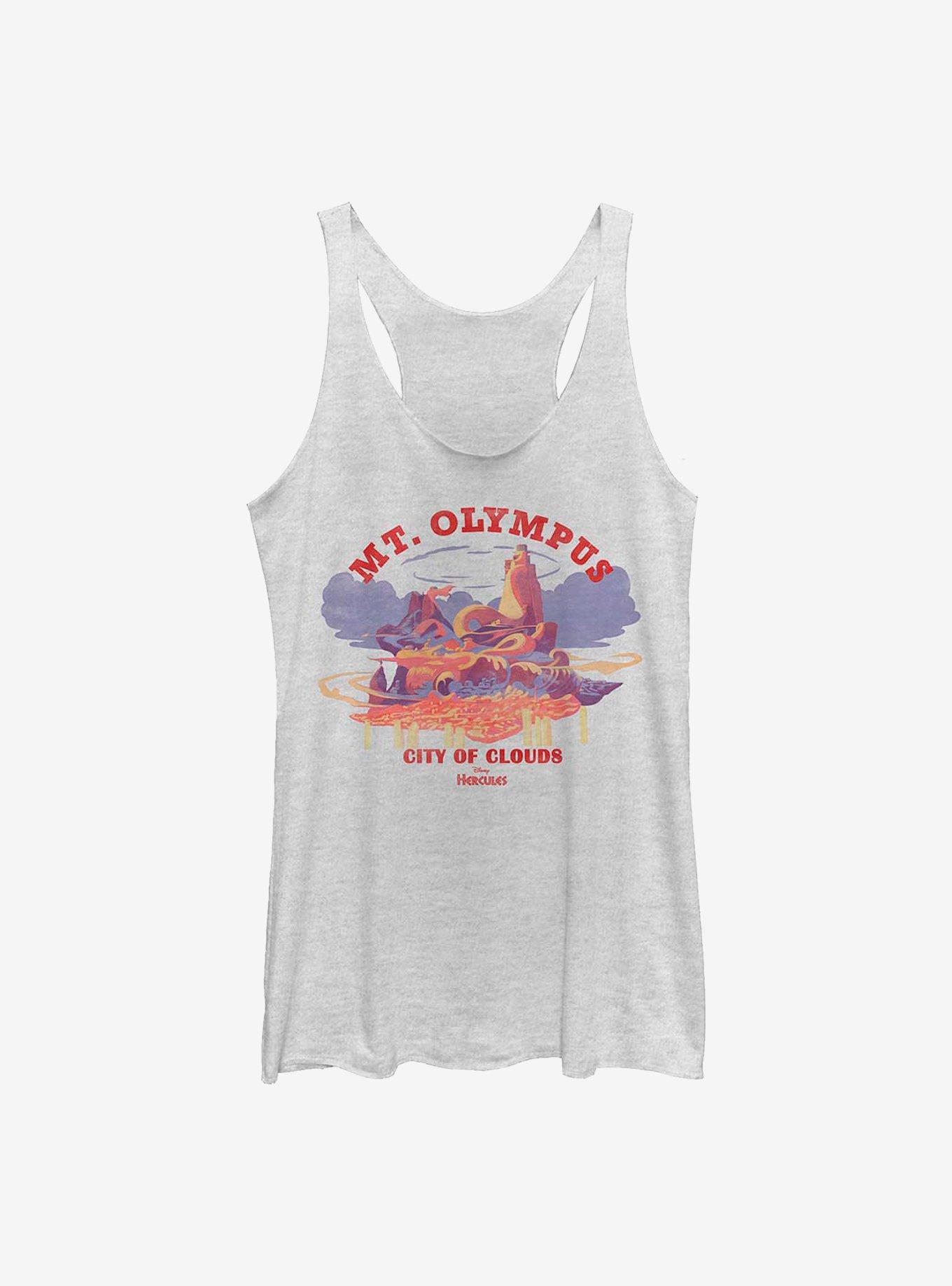 Disney Hercules Mount Olympus Womens Tank Top, WHITE HTR, hi-res