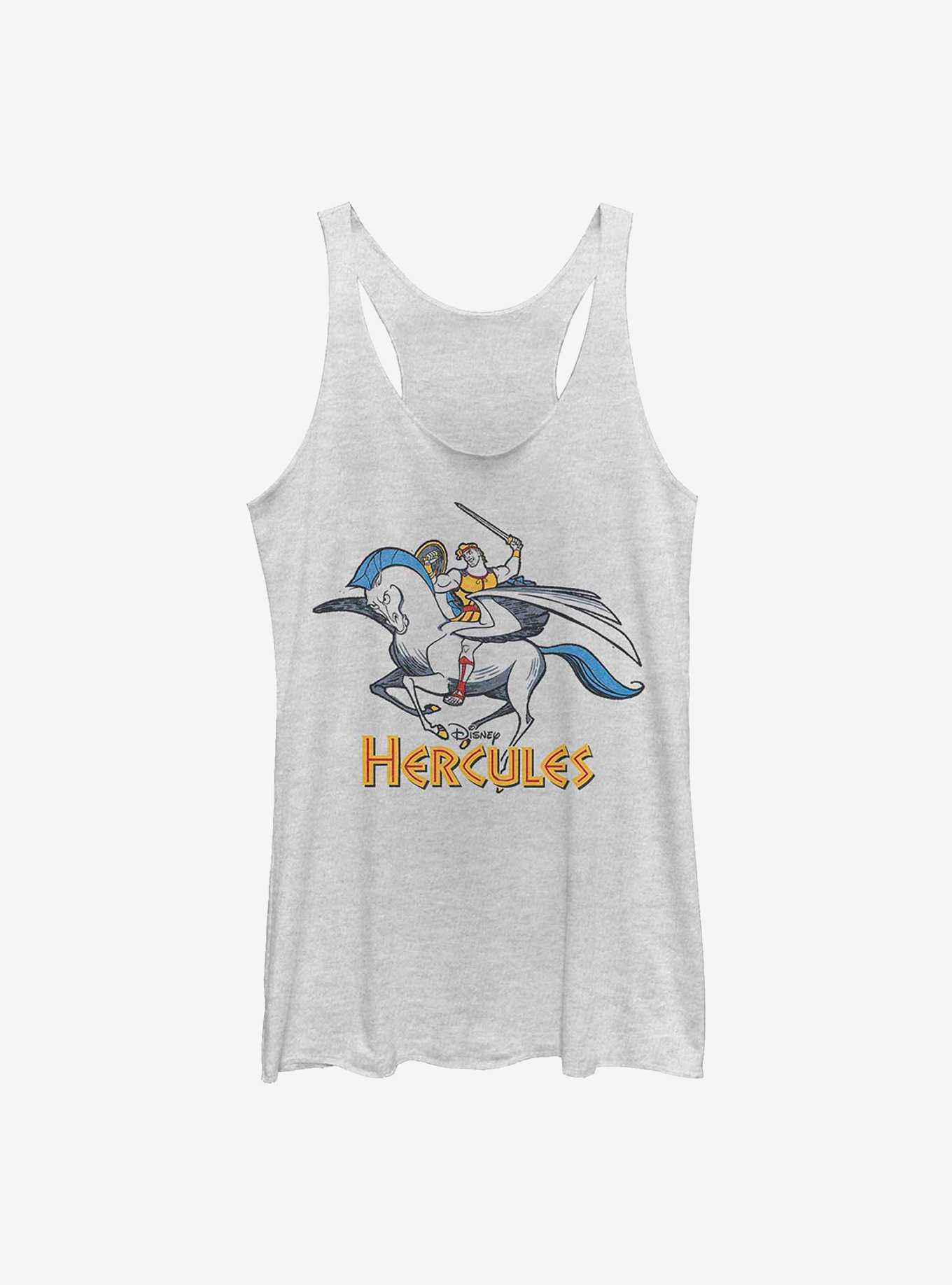 Disney Hercules Woodcut Herc Womens Tank Top, , hi-res