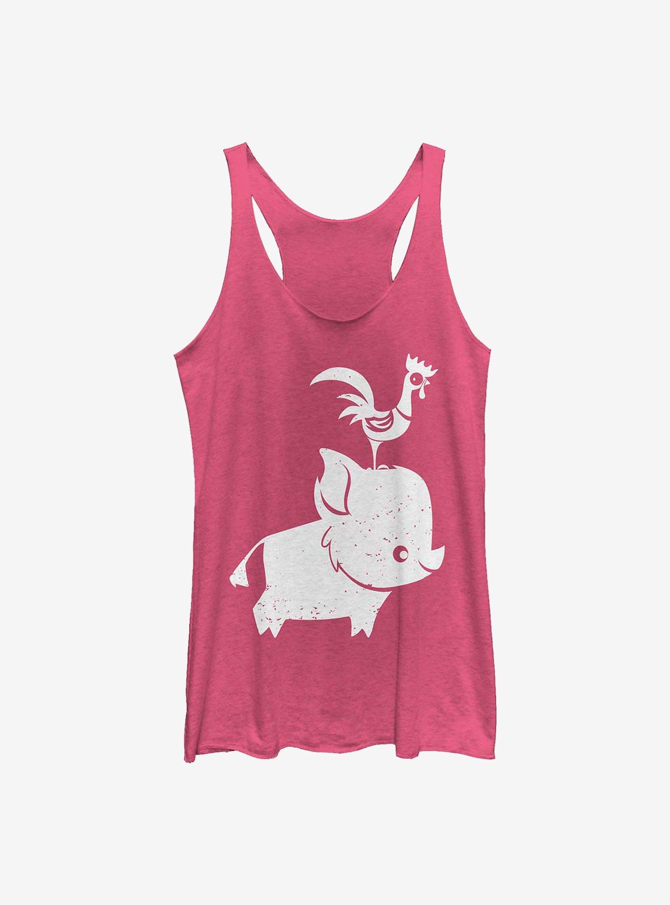 Disney Moana Pua And Hei Hei Womens Tank Top, , hi-res