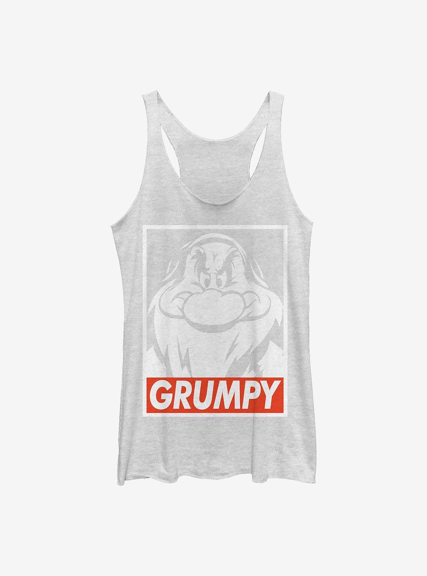 Disney Snow White And The Seven Dwarfs Grumpy Poster Womens Tank Top, , hi-res