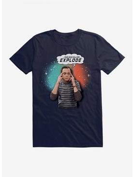 The Big Bang Theory Sheldon Cooper Your Head Will Explode T-Shirt, NAVY, hi-res