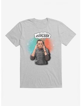 The Big Bang Theory Sheldon Cooper Your Head Will Explode T-Shirt, HEATHER GREY, hi-res