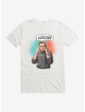 The Big Bang Theory Sheldon Cooper Your Head Will Explode T-Shirt, WHITE, hi-res