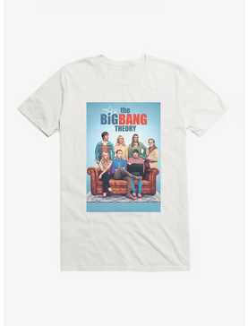 The Big Bang Theory Sofa Portrait T-Shirt, WHITE, hi-res