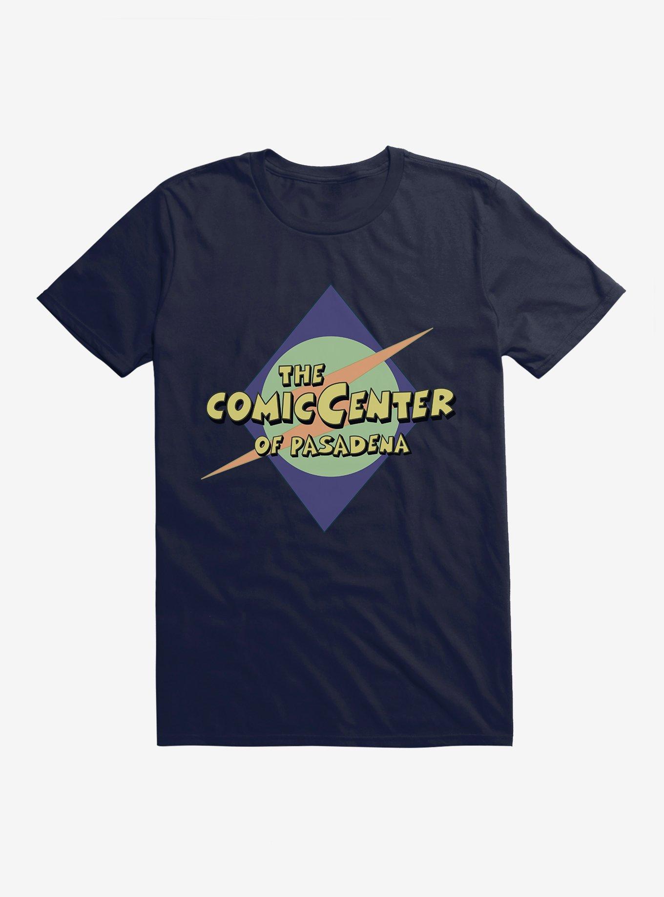 The Big Bang Theory The Comic Center Of Pasadena T-Shirt, , hi-res