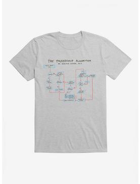The Big Bang Theory The Friendship Algorithm T-Shirt, HEATHER GREY, hi-res