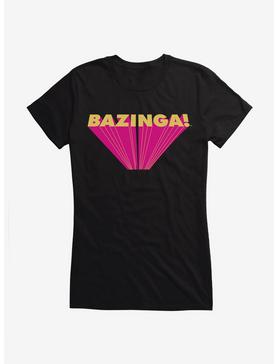 Plus Size The Big Bang Theory Bazinga Logo Girls T-Shirt, , hi-res