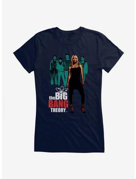 The Big Bang Theory Center Of Attention Penny Girls T-Shirt, NAVY, hi-res