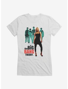 The Big Bang Theory Center Of Attention Penny Girls T-Shirt, WHITE, hi-res