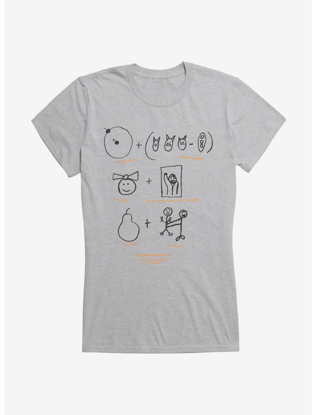 The Big Bang Theory Higgs Boson Particle Girls T-Shirt, HEATHER, hi-res