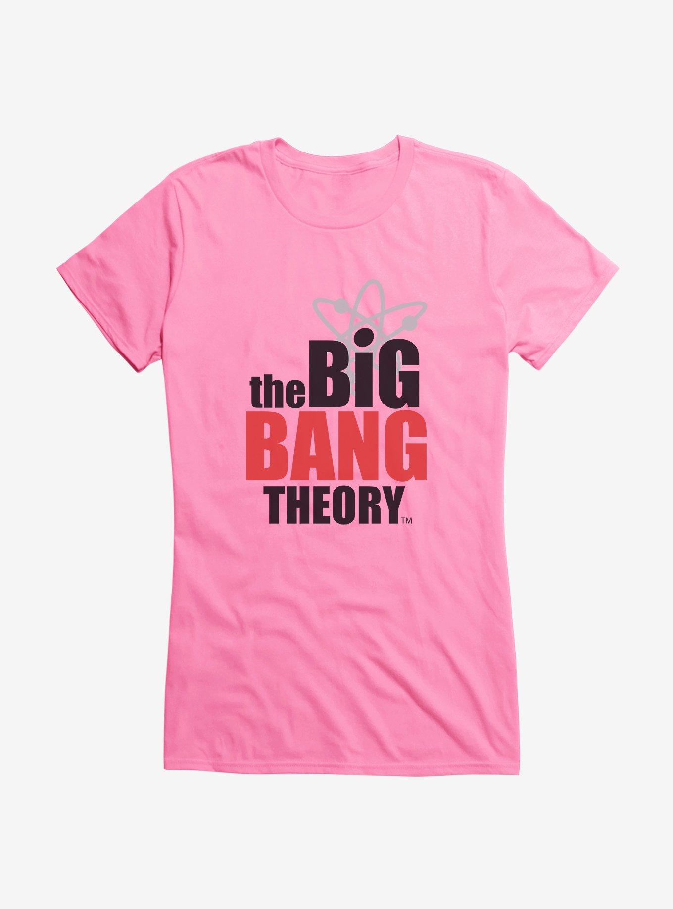 The Big Bang Theory Logo Girls T-Shirt, CHARITY PINK, hi-res