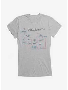 The Big Bang Theory The Friendship Algorithm Girls T-Shirt, HEATHER, hi-res