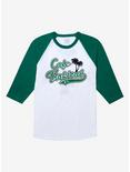 Schitt's Creek Cafe Tropical League Raglan T-Shirt - BoxLunch Exclusive, WHITE, hi-res