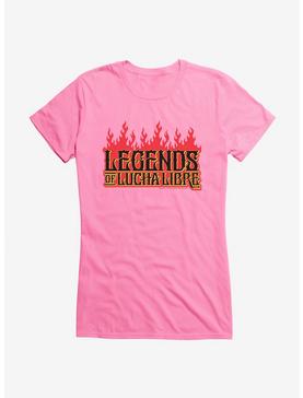 Masked Republic Legends Of Lucha Libre Fire Font Girls T-Shirt, , hi-res