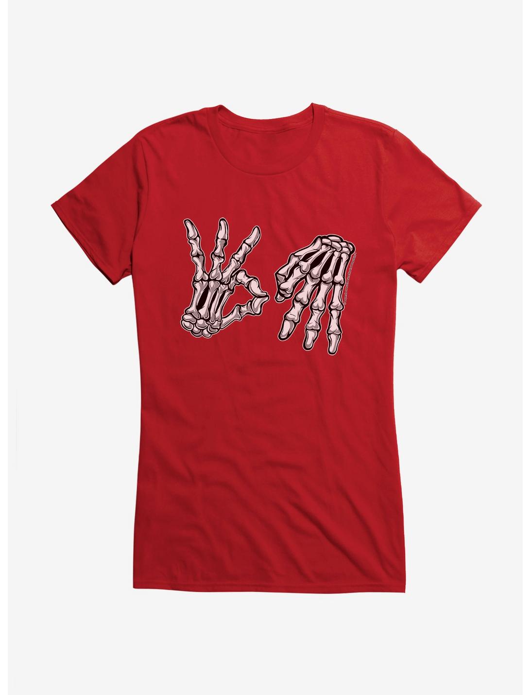 Masked Republic Legends Of Lucha Libre Skeleton Hands Girls T-Shirt, , hi-res