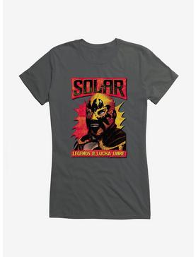 Masked Republic Legends Of Lucha Libre Solar Girls T-Shirt, CHARCOAL, hi-res