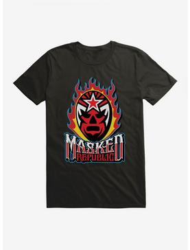Masked Republic Legends Of Lucha Libre Masked Fire Logo T-Shirt, , hi-res