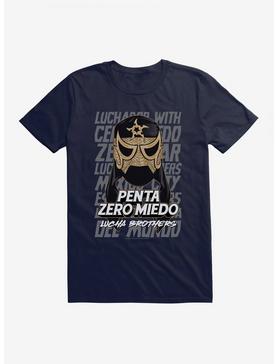 Masked Republic Legends Of Lucha Libre Penta Black Mask T-Shirt, NAVY, hi-res