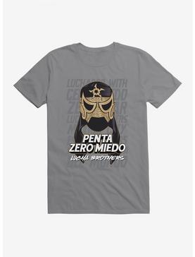 Masked Republic Legends Of Lucha Libre Penta Black Mask T-Shirt, STORM GREY, hi-res