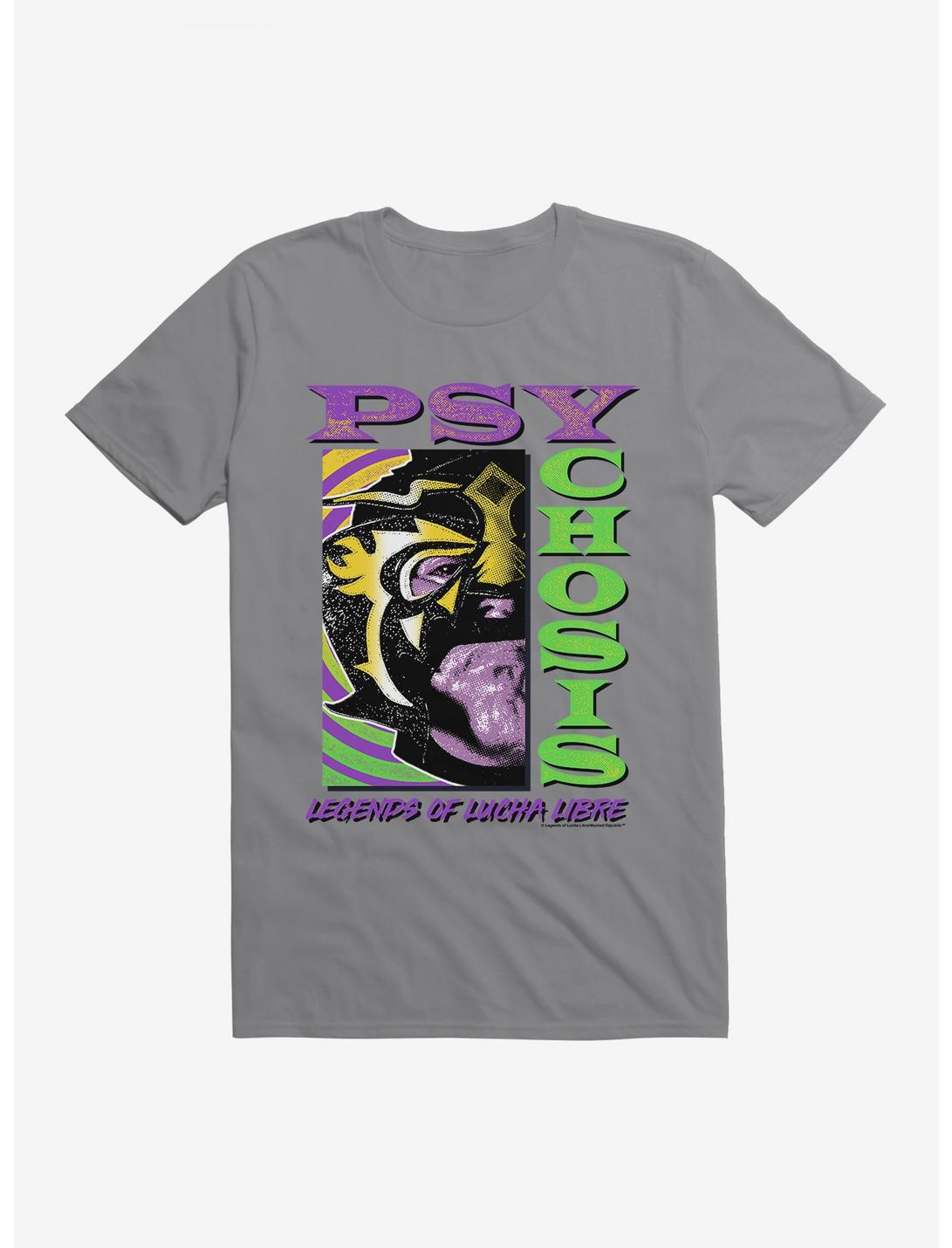 Masked Republic Legends Of Lucha Libre Psychosis T-Shirt, STORM GREY, hi-res