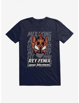 Masked Republic Legends Of Lucha Libre Rey Fenix Graphic Mask T-Shirt, NAVY, hi-res