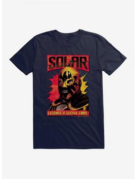Masked Republic Legends Of Lucha Libre Solar T-Shirt, NAVY, hi-res