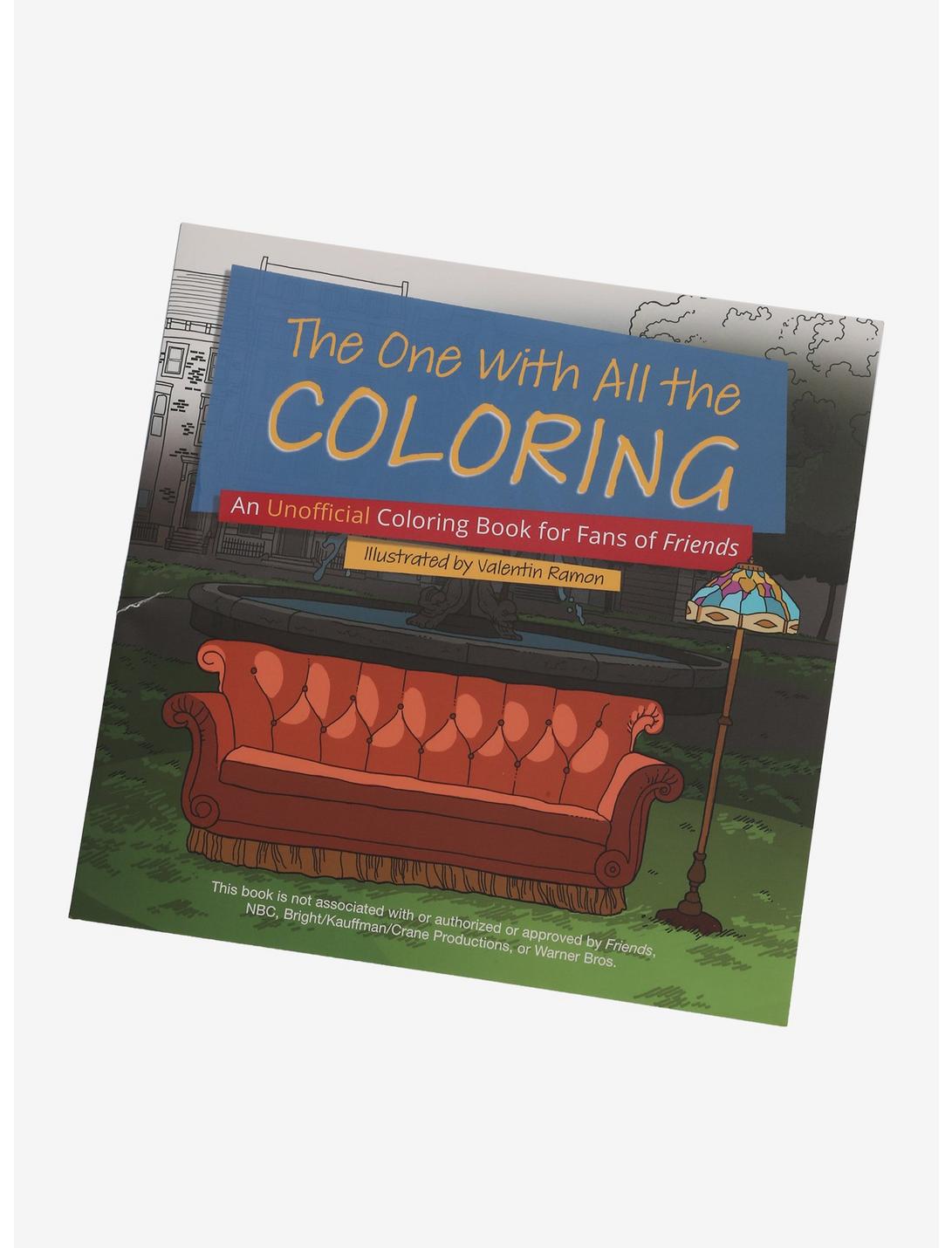 Friends Unofficial Coloring Book, , hi-res