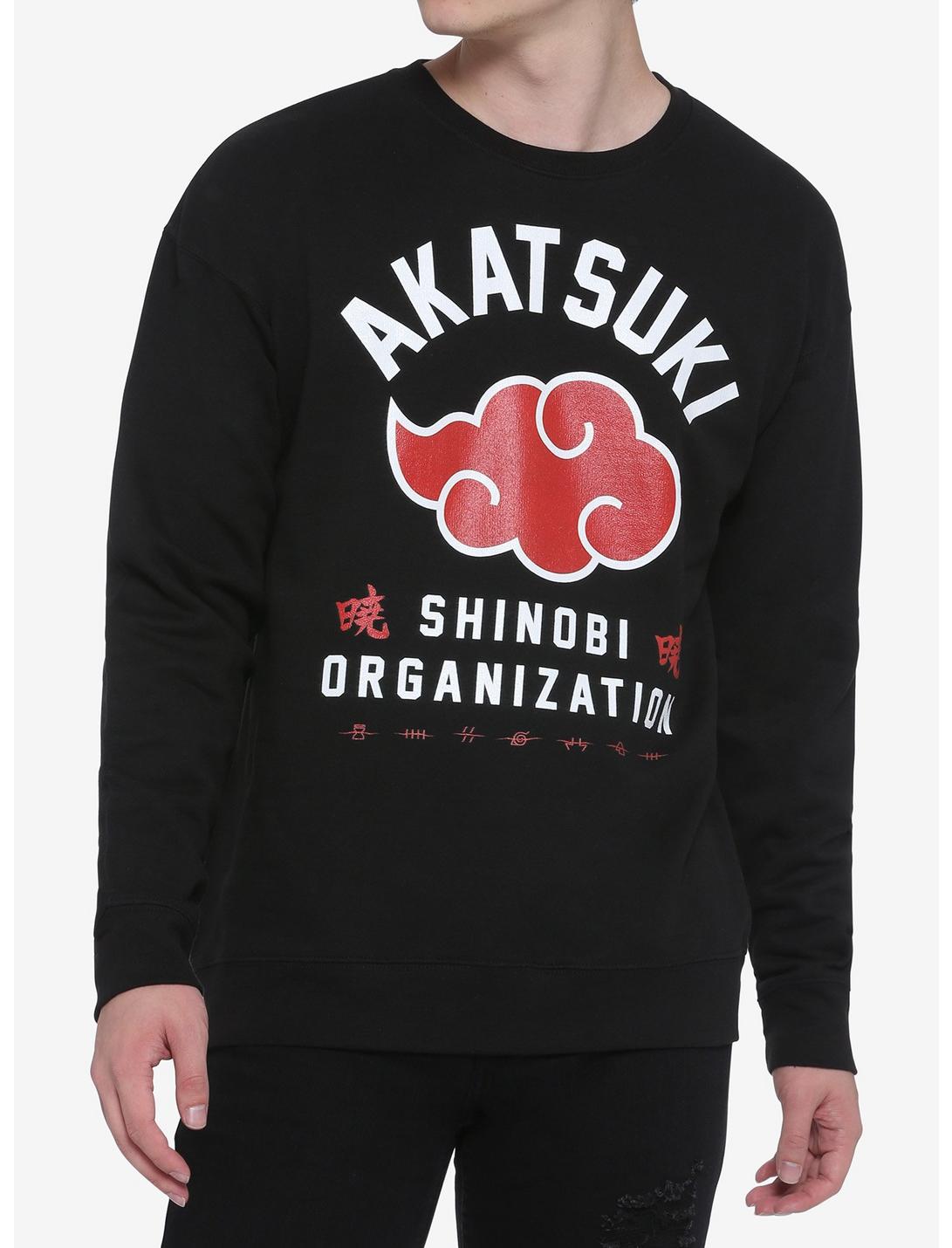 Naruto Shippuden Akatsuki Shinobi Organization Sweatshirt, RED, hi-res