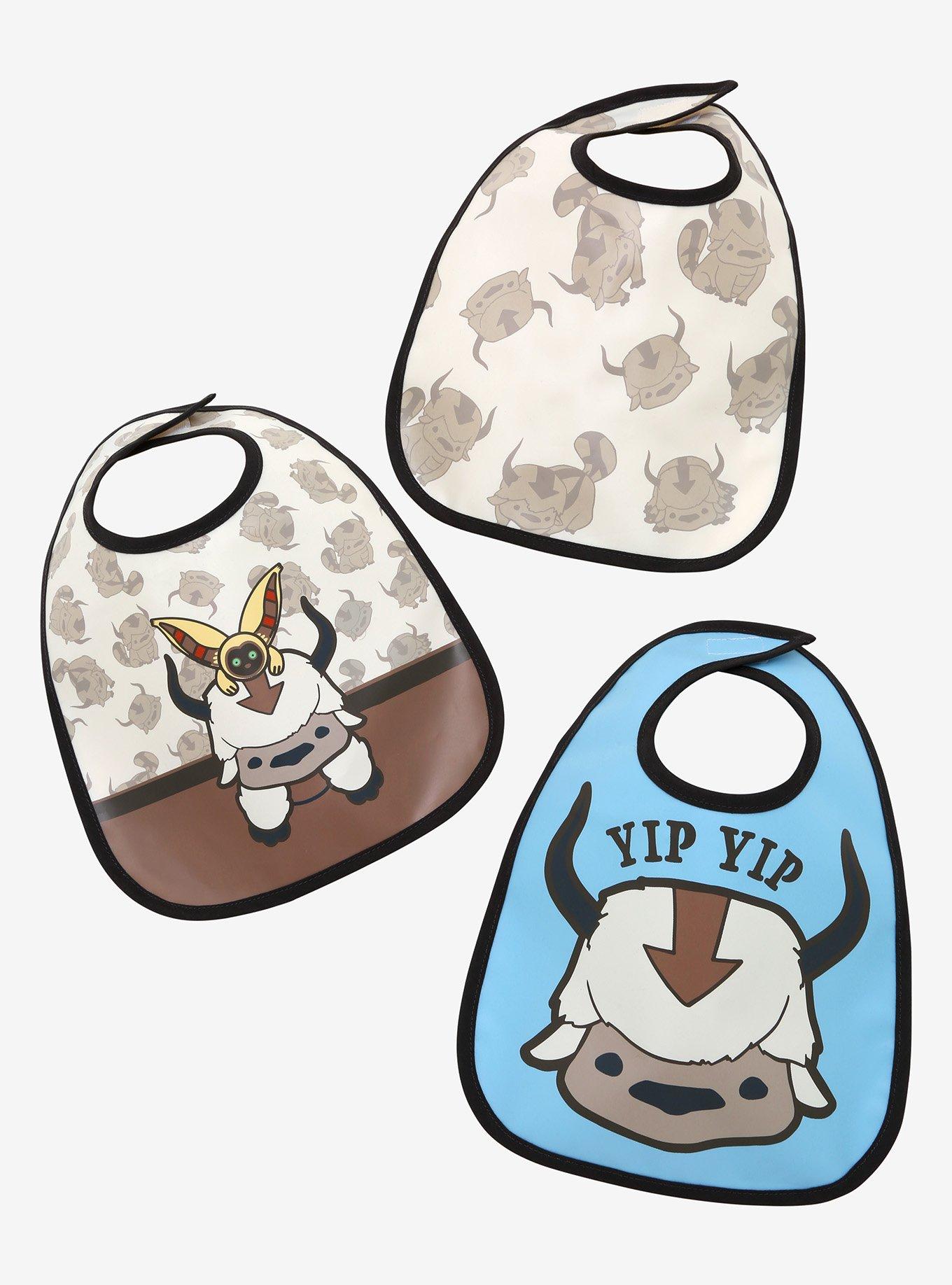 Avatar: The Last Airbender Appa Chibi Infant Bib Set - BoxLunch Exclusive, , hi-res